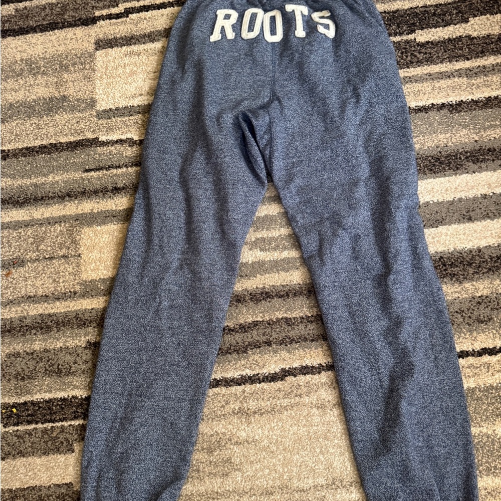 Roots Canada Spell-out Charcoal Sweat Pants Joggers small